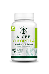 Chlorella Kapsül 500mg | 90 Adet | Hafif Ambalaj – Günlük Detoks Takviyesi | ALGEE®