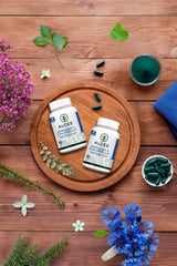 Spirulina & Chlorella Kapsül 500mg | 90 Adet | Vegan Süper Gıda Takviyesi | ALGEE®